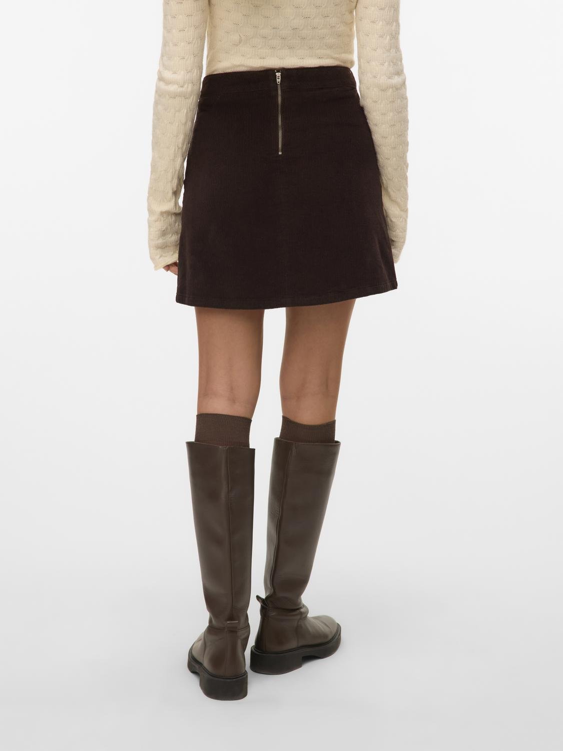 VMKATA Short Skirt - Chocolate Torte - VERO MODA & VILA Bergvik